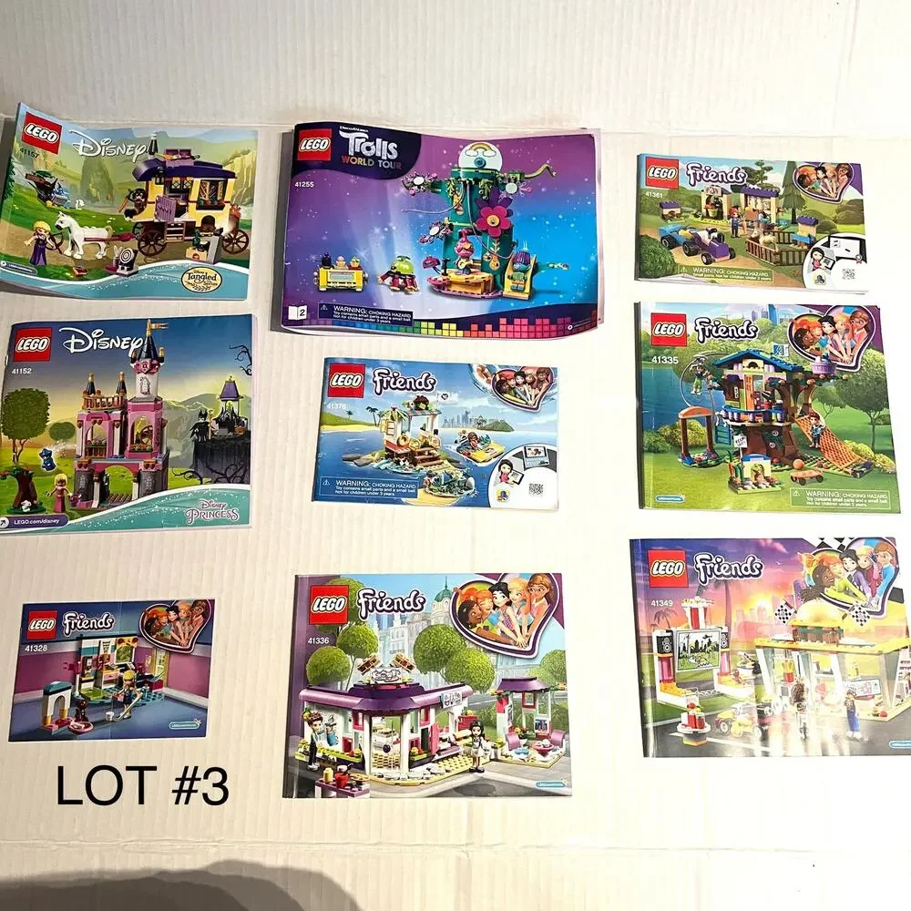 LOT of LEGO Instruction Manuals ONLY (no legos) Lot #3